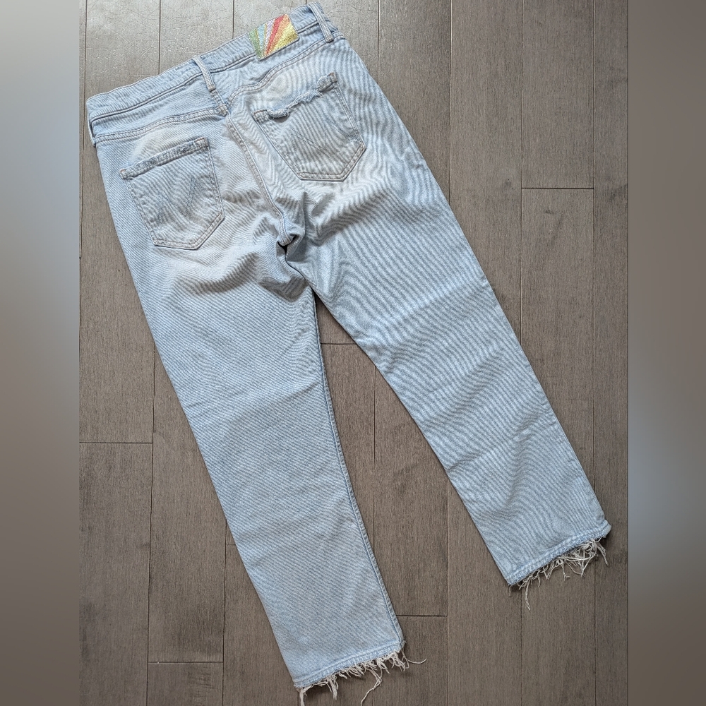 Mother Superior The Tomcat Hella Hot Blue Light Wash Jeans Size 28 - Picture 7 of 15